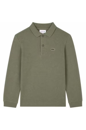 Lacoste Poloshirt lange mouw Kaki