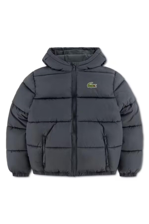 Lacoste Pufferjas met capuchon Lacoste Graphite