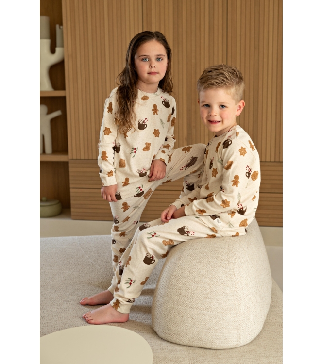 Feetje nachtkleding Offwhite melange 50500098