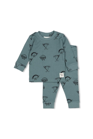 Feetje Jack Snack - Feetje pyjama Petrol