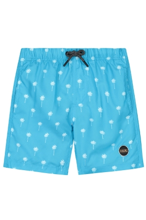 Shiwi Boys Swim Shorts Shiwi Scratch Palm 613 River Blue
