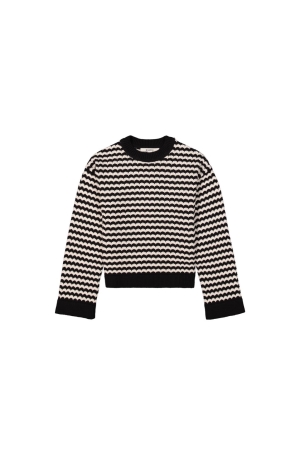Garcia Meisjes Trui 1755 Off Black
