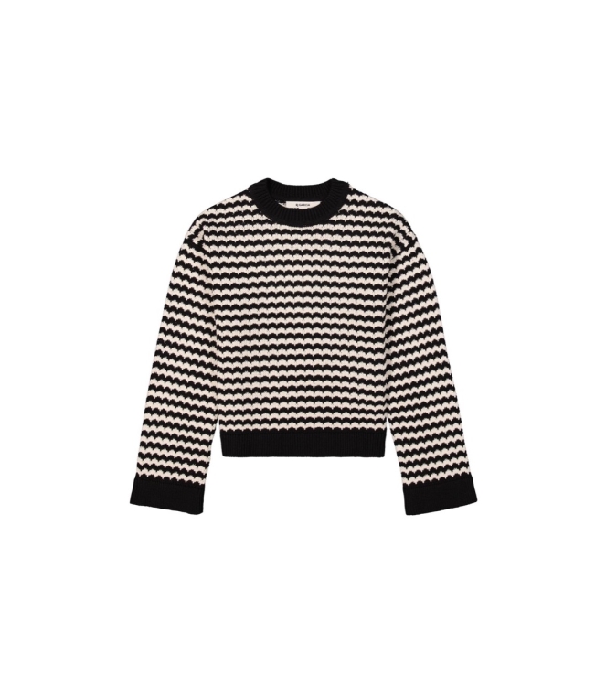 Garcia truien & vesten 1755 Off Black T42641