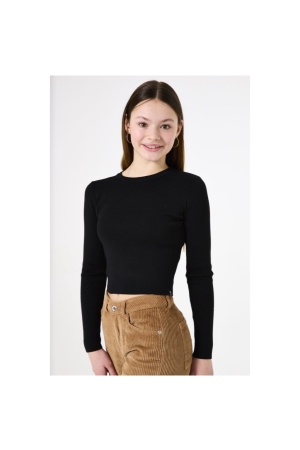 Garcia truien & vesten 1755 Off Black T42643
