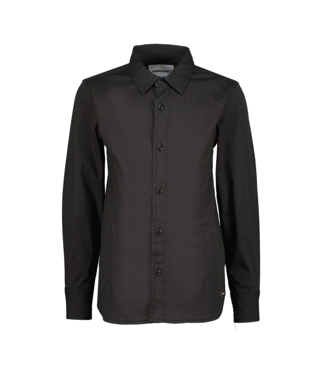 Vingino overhemden 944 Deep Black NOOSKBN20002
