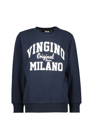 Vingino Crewneck-Classic-Logo Sweater 198 Midnight Blue