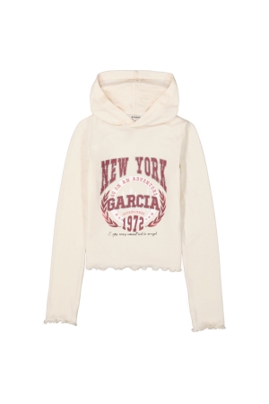 Garcia Meisjes T-Shirt 5058 Soft Vanilla