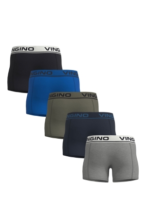 Vingino Boys Boxer (5-Pack) 999 Multicolor Grey-Black