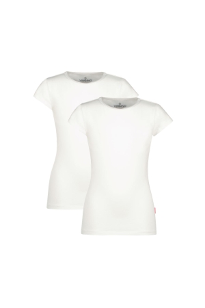 Vingino Girls T-Shirt  (2-Pack) 001 Real White