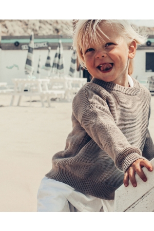 Two You Label Noah knitted jumper Taupe