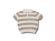 Two You Label shirts White/Taupe SS24_03_STRIPED