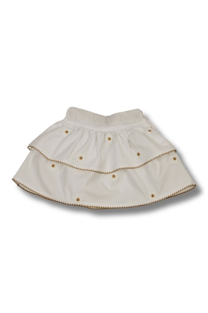 Two You Label Flora Rok White