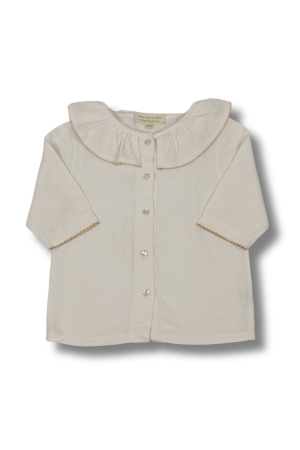 Two You Label Ivy linen blouse White