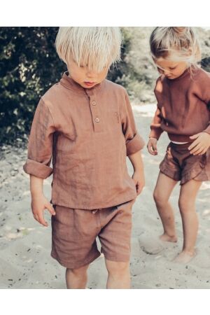 Two You Label Leo linen blouse Sienna
