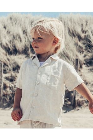 Two You Label Luca linen blouse White