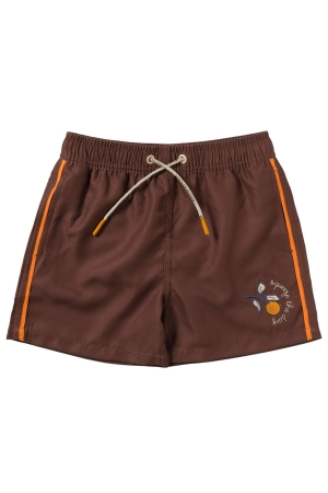 Salted Stories Solid Stef zwembroek 151 Carob Brown