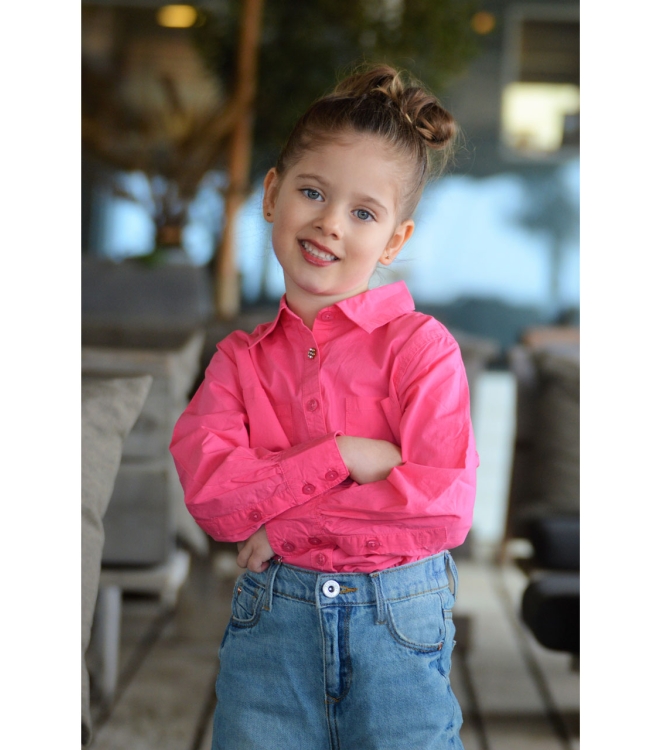 Vingino blouses 594 Electric Pink SS23KGN22001
