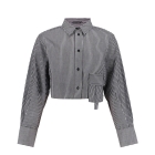 Frankie & Liberty blouses Stripes Black White FL24741