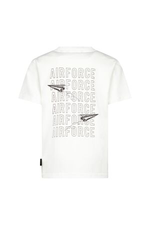 Airforce Paper Plane T-Shirt White\True Black