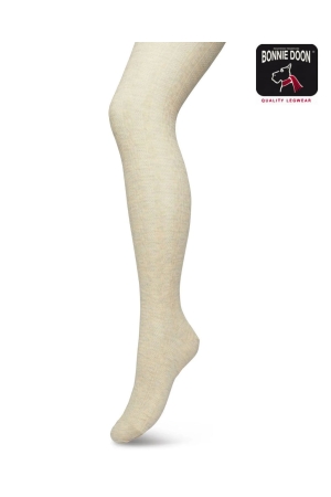 Bonnie Doon Classic Cable tights Sand Mele