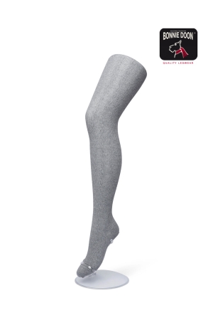 Bonnie Doon Classic Cable tights Medium Grey Heather