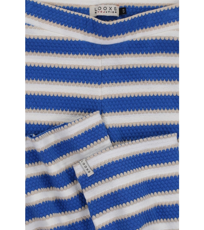 Looxs Little broeken Kobalt Stripe 2512-7633-802