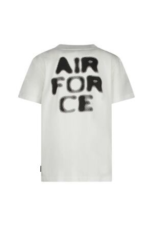 Airforce Hazy Round T-Shirt White\True Black