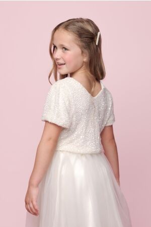 Le Chic blouses Pearled Ivory C411-5100