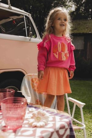 Looxs Little rokken & skorts Tangerine Stripe 2511-7702-537