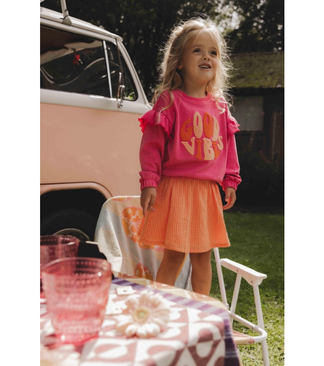 Looxs Little rokken & skorts Tangerine Stripe 2511-7702-537