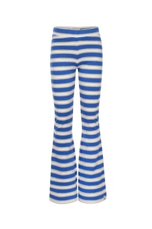 Looxs Little Striped Flared broek Kobalt Stripe