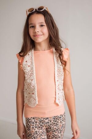 Like Flo shirts Soft peach F502-5412