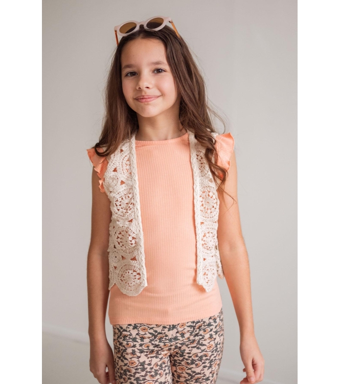 Like Flo shirts Soft peach F502-5412