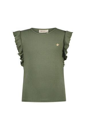 Like Flo Rib T-Shirt Army