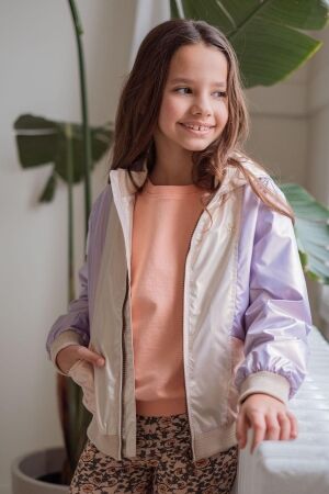 Like Flo Astrid Flo Girls Summer Jacket Lilac