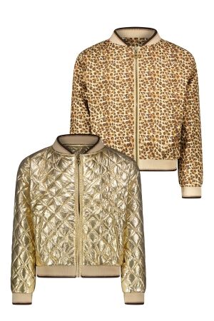 Like Flo Amber Flo Girls Reversible Summer Jacket Soft gold