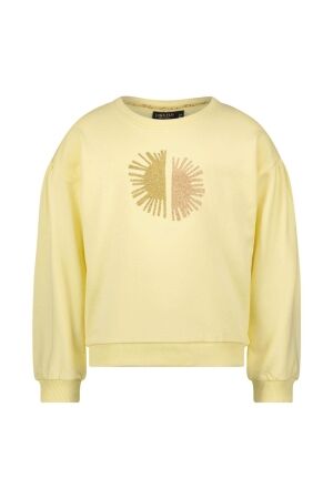 Like Flo Donna Flo Girls Sweater Butter Yellow