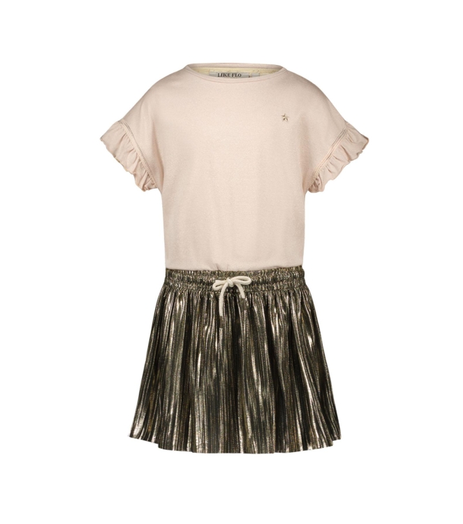 Like Flo jurken Warm Sand F502-5809