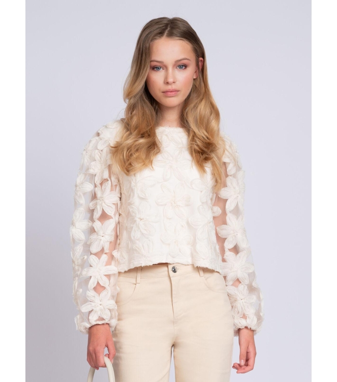 Nik&Nik blouses 2587 Wood Ash G 6-317 2502
