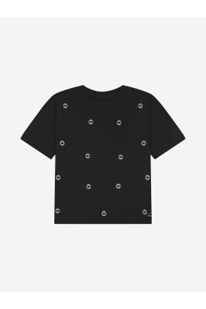 Nik&Nik Eyelet T-shirt 9000 Black