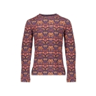 Geisha shirts 380 - purple combi 32657K-20
