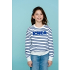 Geisha truien & vesten Blue/Off-White 52118K-41
