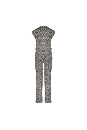Geisha jumpsuits Black/Off-White 51106K-60