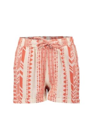 Geisha Korte broek Orange/Off-White