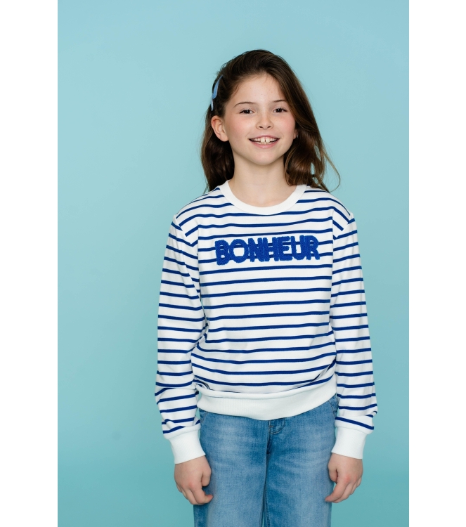 Geisha truien & vesten Blue/Off-White 52118K-41