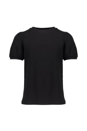 Geisha T-shirt rib Black