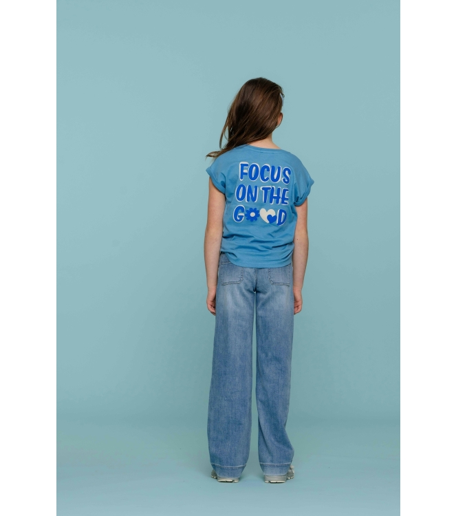 Geisha shirts Blue/Off-White 52126K-41