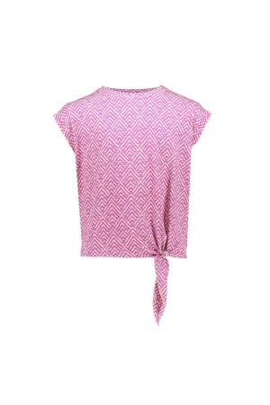 Geisha T-shirt Cassis/Off-White