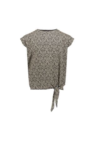 Geisha T-shirt Black/Off-White