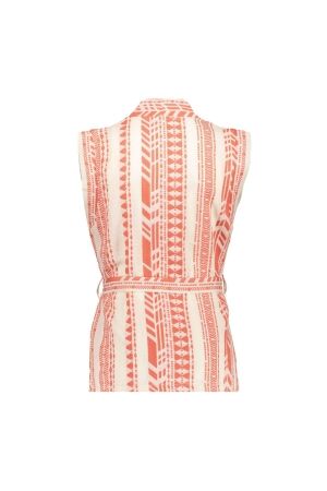 Geisha blazers & gilets Orange/Off-White 55064K-21
